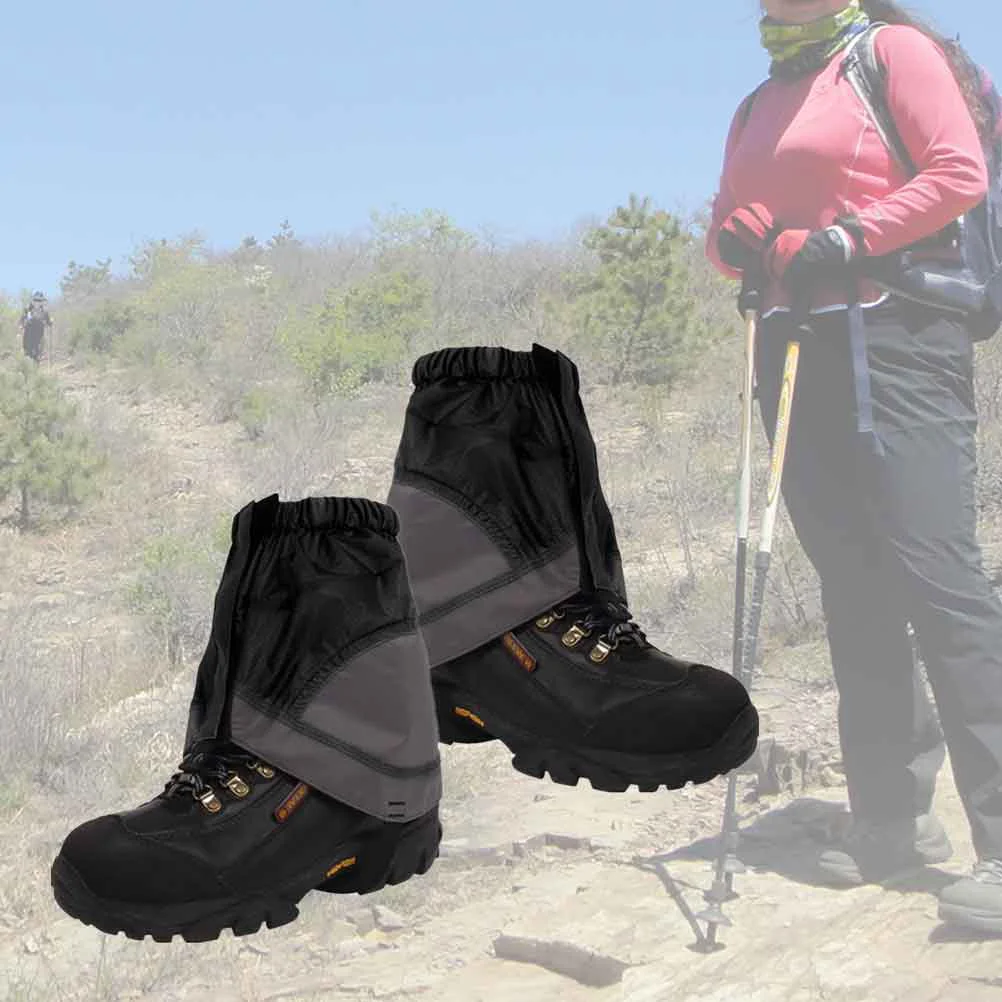 

Outdoor Hiking Foot Cover Short Ultra Light Nylon Waterproof Sand And Snow Foot Cover Hiking Boots Shoe Cover Rope Color Random
