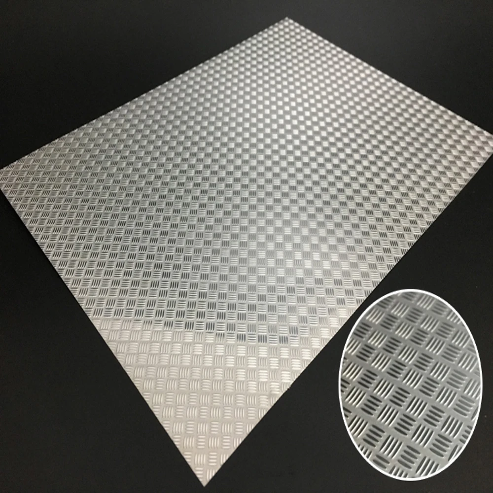 For Tamiya RC Truck Mirror Stainless Steel Anti-skid Plate Decorative Board for Tamiya 1/14 RC Trailer Tractor MAN ACTORS Parts 2