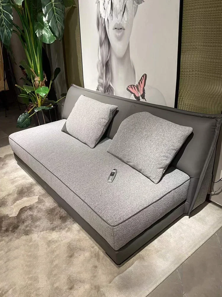 

Electrified sofa bed, Italian minimalist apartment, study, multi-functional dual-purpose sofa fabric
