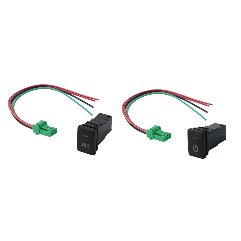 

Bumper Lights Push Switch Push Button Camera Lights Switch LED Light Bar 1pc Paking Lights 2-LED Plastic DC 12V