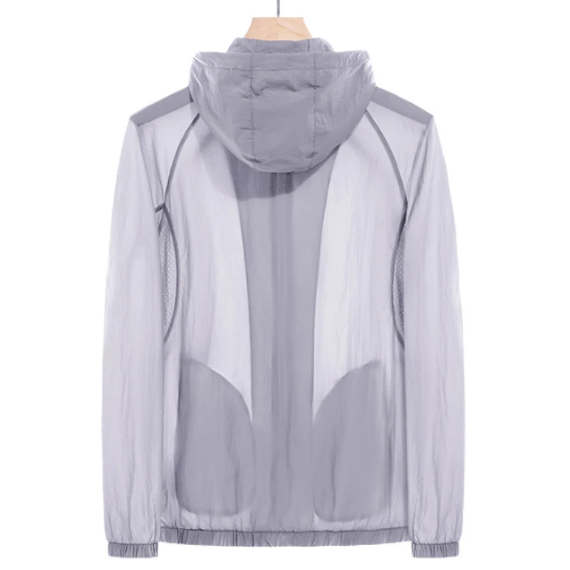 Outdoor Plus Size Sun Protection Clothing Men's And Women's Couple's Universal Sports Leisure Hooded Skin Clothing M-8XL