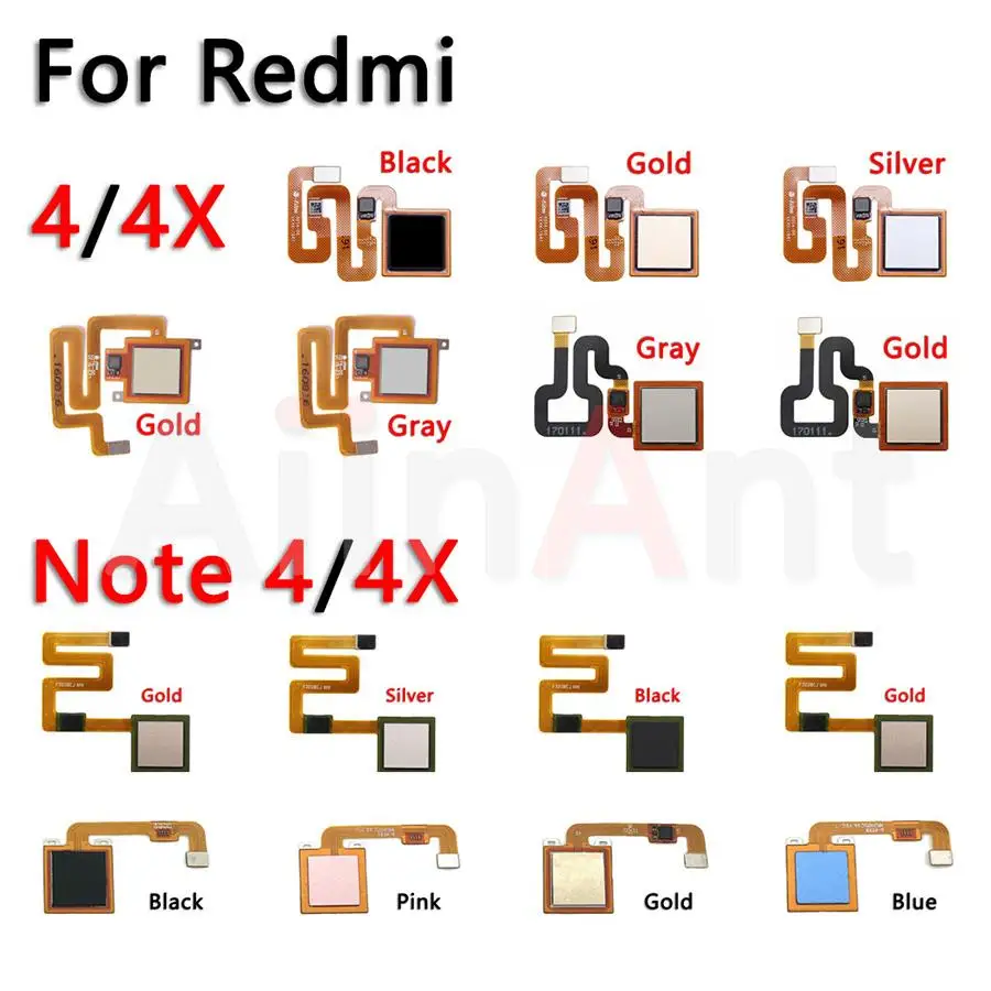 Оригинальный Сканер пальцев с сенсорной кнопкой для Xiaomi Redmi Note 4 4x Pro Prime Plus