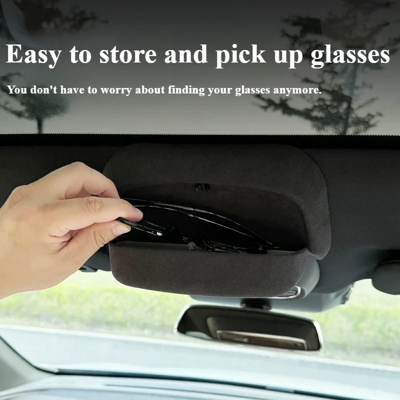 For XPENG G6 Sunglasses Holder Sunroof Storage Foldable Organizer Upgraded Anti-Slip Car Interior Accessories
