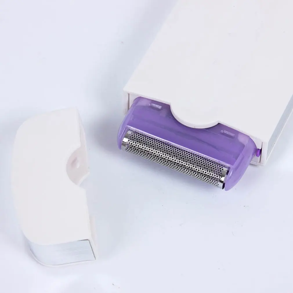 Portable Electric Epilator With Blue Light Painless Hair Removal USB Rechargeable Women Body Face Leg Bikini Shaver Hair Trimmer 4
