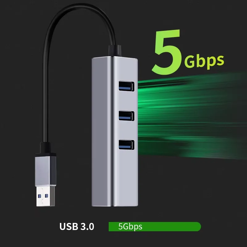 1000Mbps USB Ethernet Adapter Type C HUB USB 3.0 Network Card USB to Rj45 Gigabit Ethernet Adapter for MacBook Laptop Computer