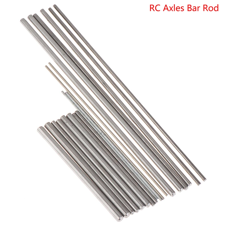 10pcs 2.5x100mm Alberini per Giocattoli Asta Rotonda Ferro, Argento
