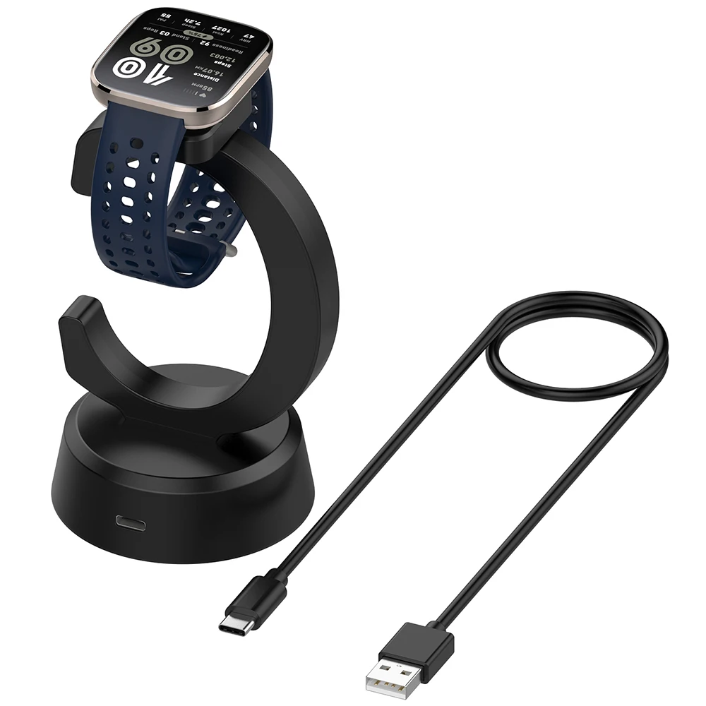 Universal Smartwatch Charging Dock - Black
