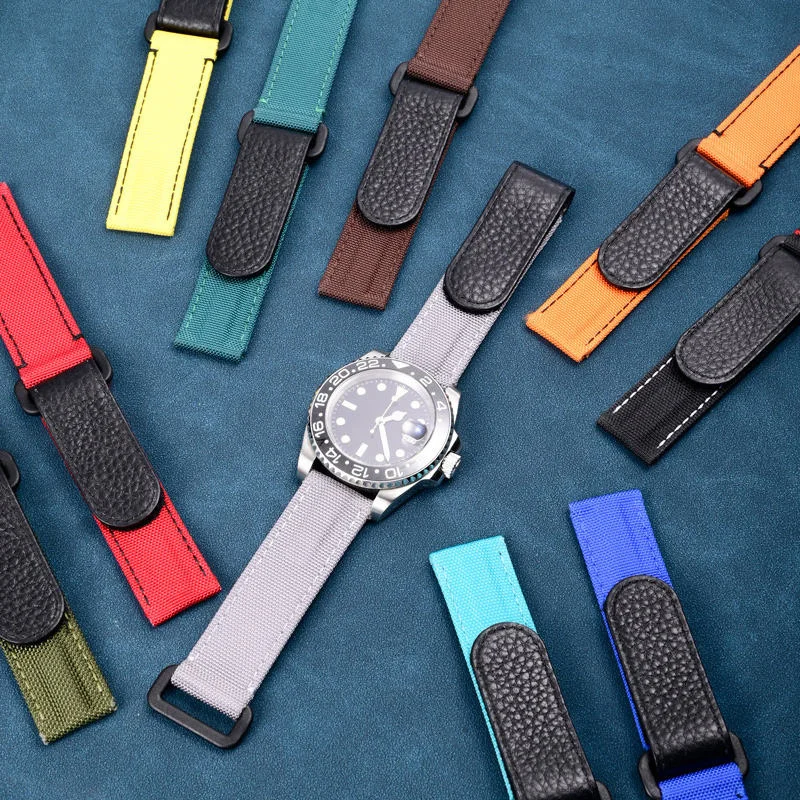 Cinturino In Nylon Per Tudor/Omega/Rolex Daytona Water Ghost Joint Cinturini Per Orologi In Tela Di Nylon Cinturino Da 20Mm