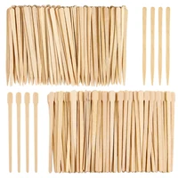 100Pcs Wooden Hair Removal Stick Face Wax Sticks Depilation Spatula Body Eyebrow Applicator Smooth Tongue Depressor Beauty Tools 1
