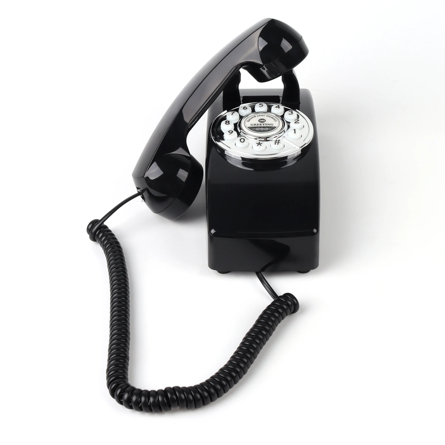 Wall Mounted Audio Guest Book Phone Audio Guestbook Phone Message Voice Recorder Vintage Wedding Party
