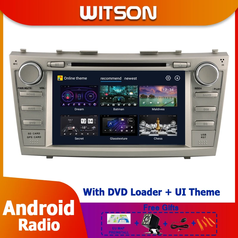 

8 "Android радио OEM DVD плеер Автомобильный DVD GPS для Toyota Camry XV40 Aurion 2007-2011 мультимедийный стерео CarPlay плеер