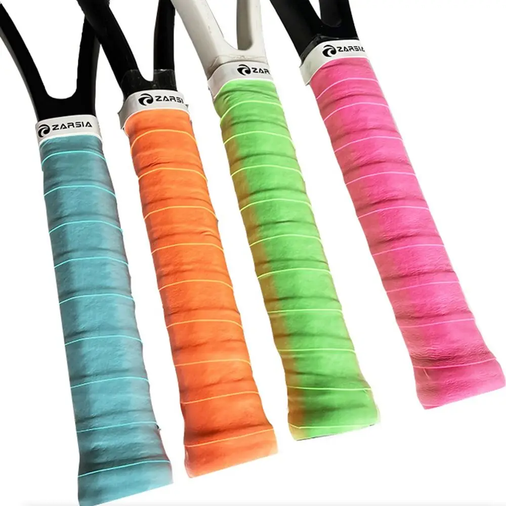 1Pcs Anti-slip Band Grip Tape Tennis Squash Racket Windings Over Bicycle Handle Badminton Sweatband Shock Absorption
