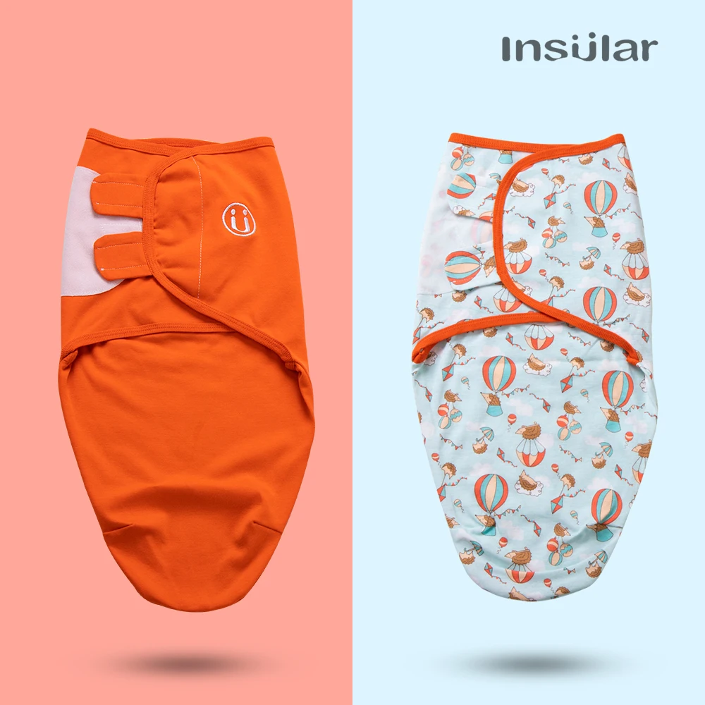 Insular 2 pcs/set Cocoon Newborns Infant Cotton Knit Baby Swaddles Wrap Blankets For 0-7 Months 3