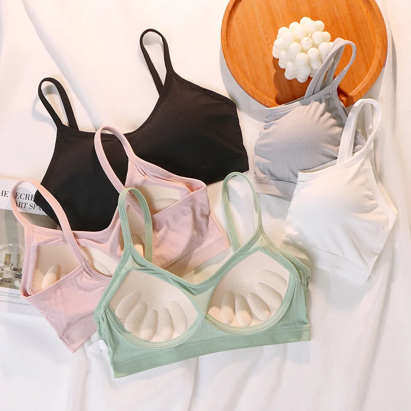 women lingerie bra women tube tops Ice Silk Beautiful Back Underwear All-in-One Wireless Bra Bottoming Anti-Exposed Breathable Girls Tube Top Топики Женские