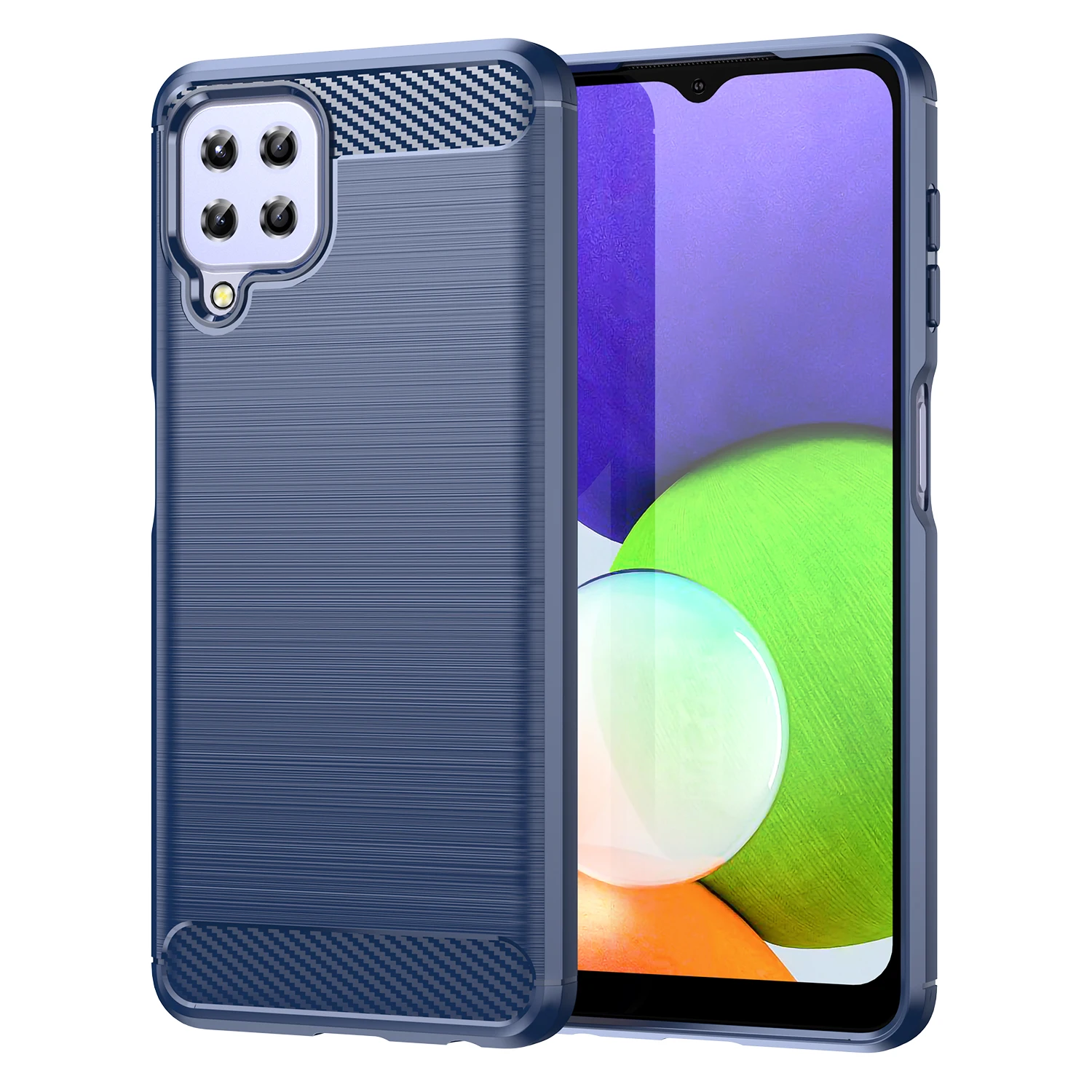 Shockproof Matte Luxury Silicone Case - Soft TPU Cover in Elegant Design
