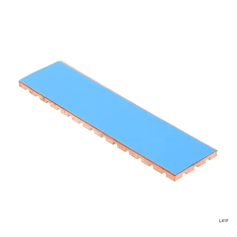 M.2 NGFF 솔리드 스테이트 하드 드라이브 방열판 용 NVME NGFF 2280 PCIE SSD 67x18 용 초박형 순수 구리 라디에이터 쿨러