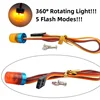 360°Rotating Alarm Lamp For 1/14 Tamiya RC Truck LED Warning Lights Scania Actros MAN for Benz Tamiya LESU Tractor Upgrade Parts 3