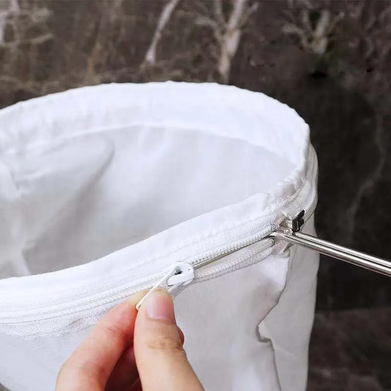 Milk Tea Filter Bag Milk Shop Tool Filter Screen Steel Ring Bag 2pcs tea infuser tea strainer tea filter