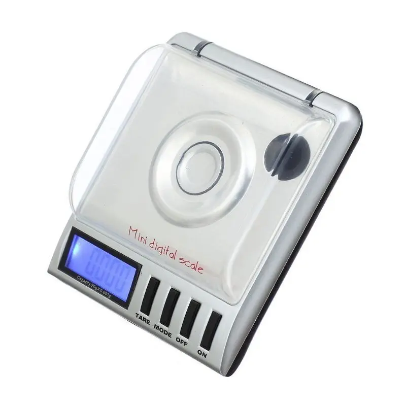 Digital Milligram Scale 10g/ 0.001g Portable Jewelry Scale LCD Backlit Tare  Micro Scale for Powder Gold