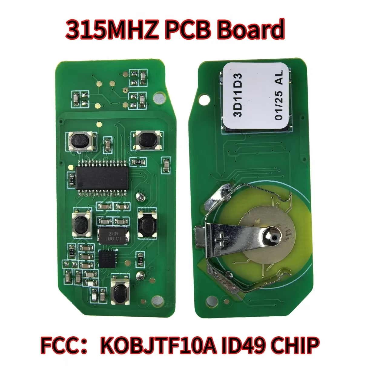 Jingxin ID49 Chip 315/433 MHz KOBJTF10A Smart Auto Schlüssel/PCB Für Land Rover Range Rover Sport Evoque Discovery 4 Freelander Jaguar – Detail 9