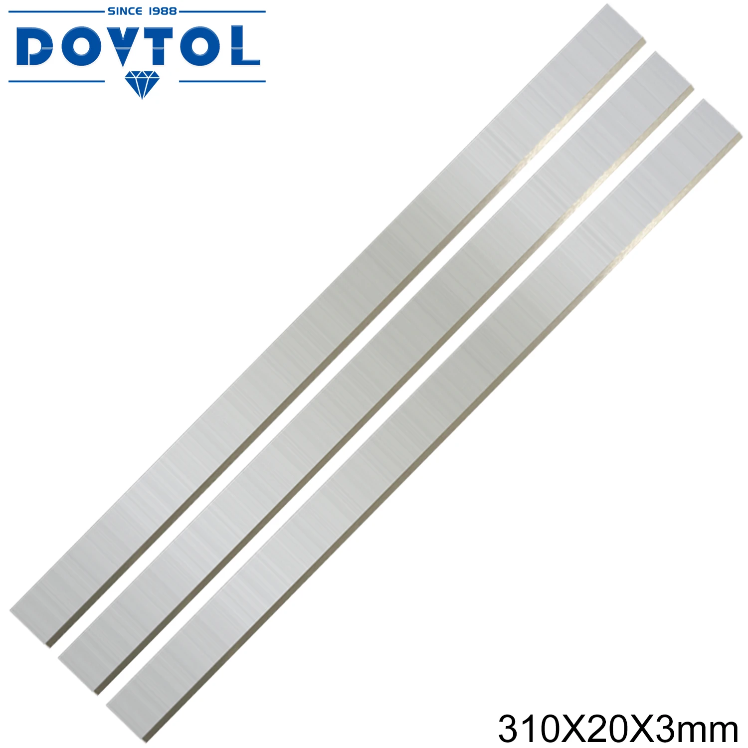 310x20x3mm Planer Blades HSS 3pcs Replacement for Industrial and Jointer Planer Blades Knives 310mm Thickness Planers