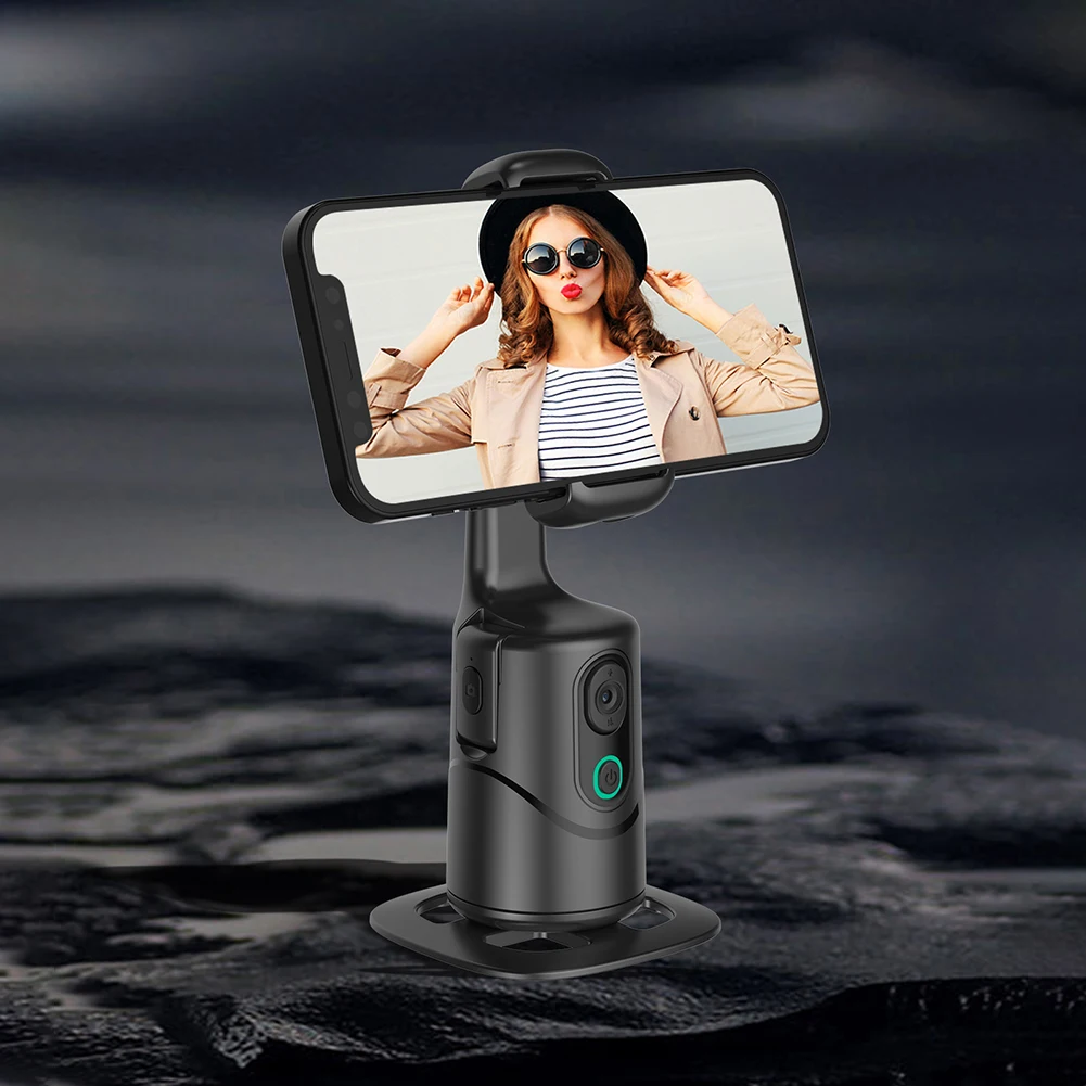 Tripé Kalofaye Com Rastreamento Automático - Segue Rosto 360° Com Luz LED