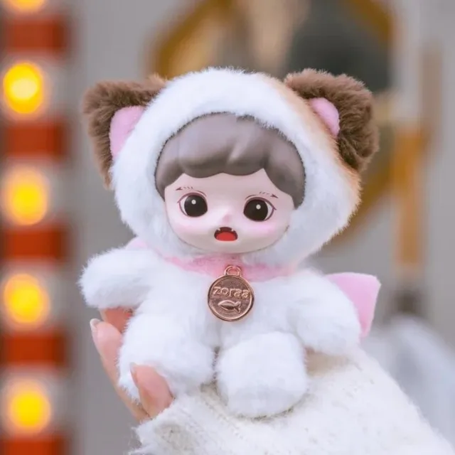 Zoraa Fluffy Cabin Series Blind Box Cute Zoraa Vinyl Face Anime