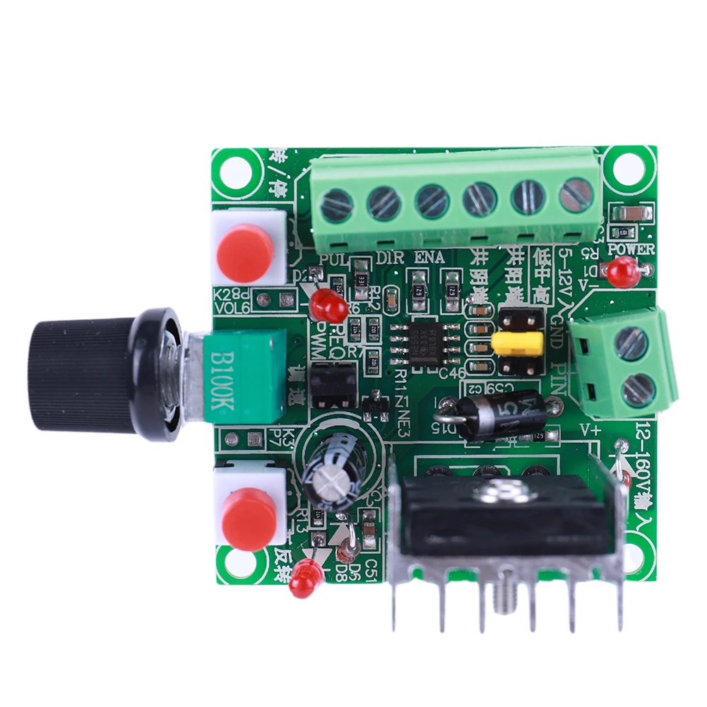 Controller driver motore passo-passo Regolazione frequenza regolabile Azionamento motore passo-passo Controller semplice Modulo generatore di segnali a impulsi - immagine 4