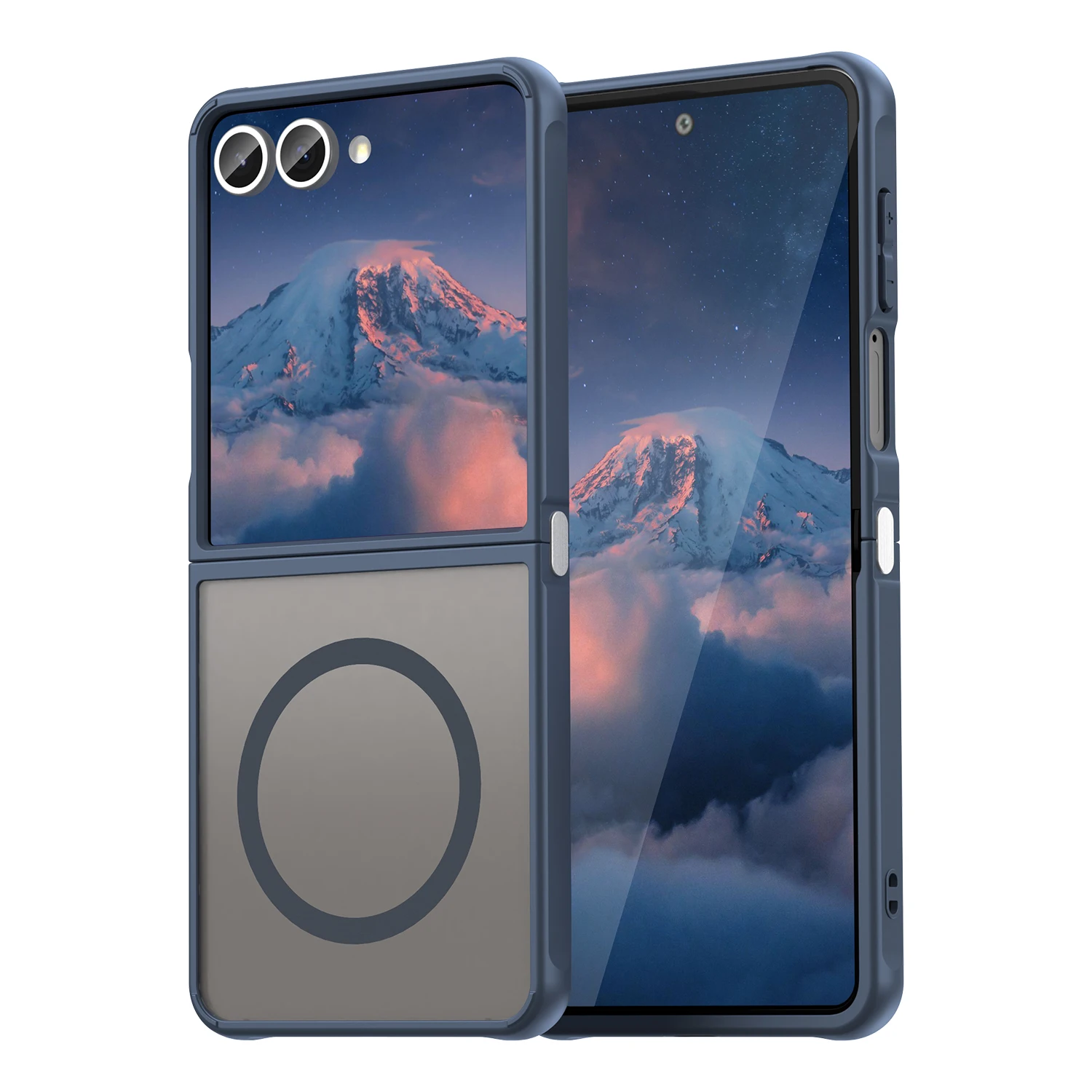 Magsafe Magnetic Wireless Charging Shockproof Matte Phone Case - Hard PC Hybrid Armor Cover