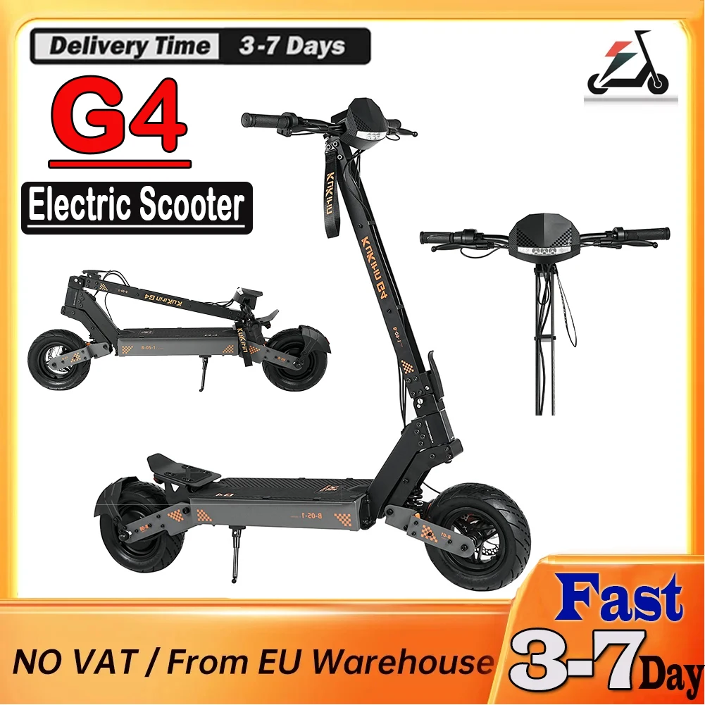 Kukirin G4 Volwassen Elektrische Scooter 2000W Motor Elektronische Scooter 20ah 75Km Topbereik 70 Km/h Max Speed Elektrische Scooter Aanbiedingen