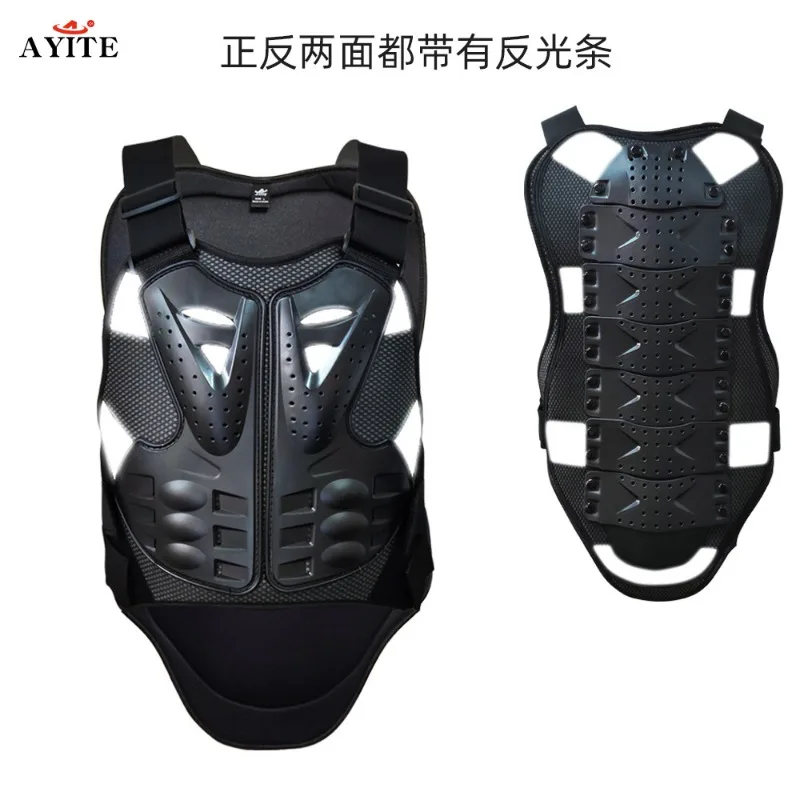 Motorcycle Vest Armor Spine Chest Back Protector Motorcross Motorcycle Body Armor Back Spine Protective Gear