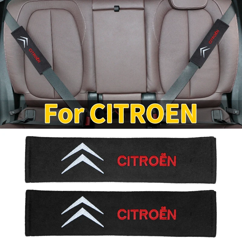 2PCS Cotton Car Seat Belt Shoulder Pad Safety Seat Belt Cover For