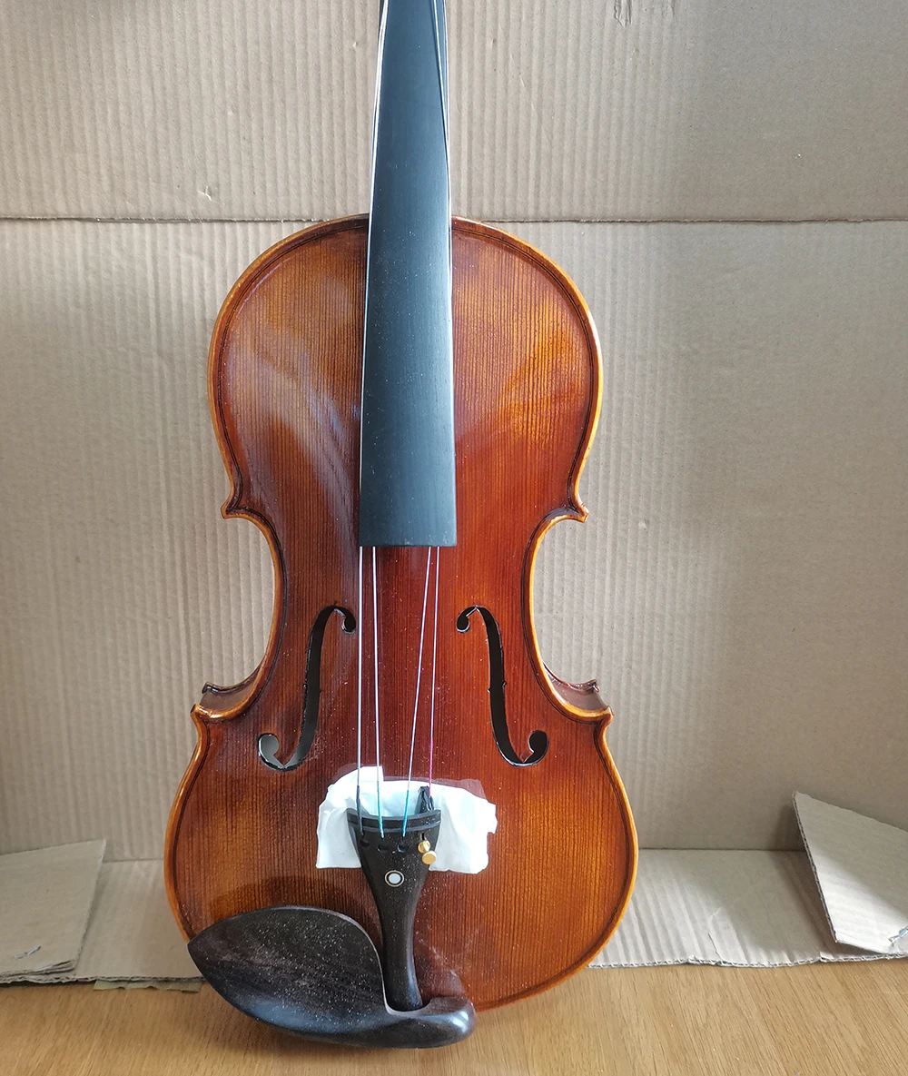 Viola 15"-16" Antonio Stradivarius 1715 reddish brown Handmade Oil Varnish Viola set With Bow Foam Case
