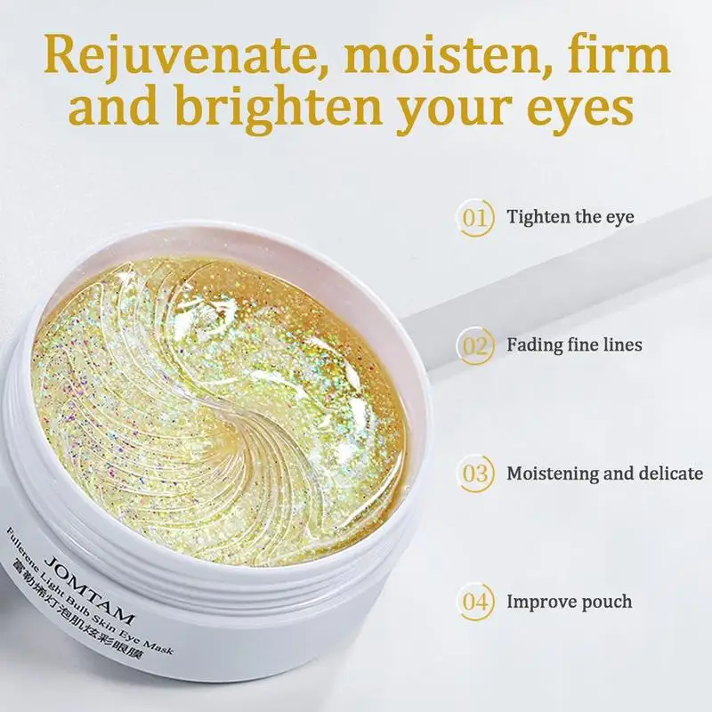 Bioaqua 60pc Collagen Eye Mask Anti Dark Circle Eye Patches Under Eye Bags With Hydrating Moisturizing Korean Skin Care Products 3