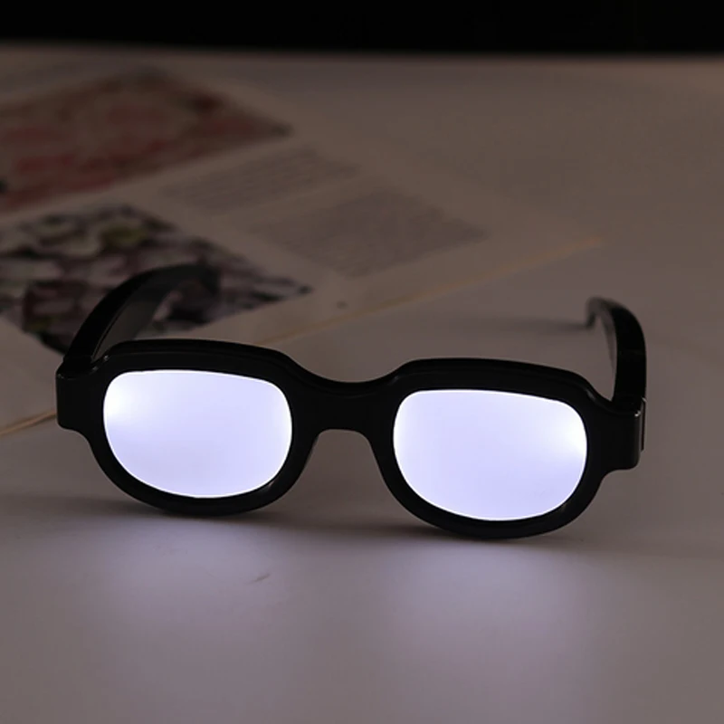 LED Light-Up Glasses Cyberpunk Style Cosplay Accessory for Adults (Generic)