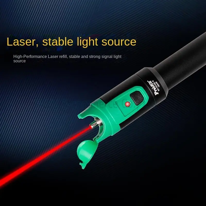 Pro'skit MT-7510E-C Fiber Optic Visual Fault Locator Red Light Pen Fiber Optic Tester 10mW Fault Detector for ST/SC/FC Connector