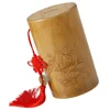 Bamboo Piggy Bank Coin Saving Jar Reliable Decor Chinese-style Money Household Container 6