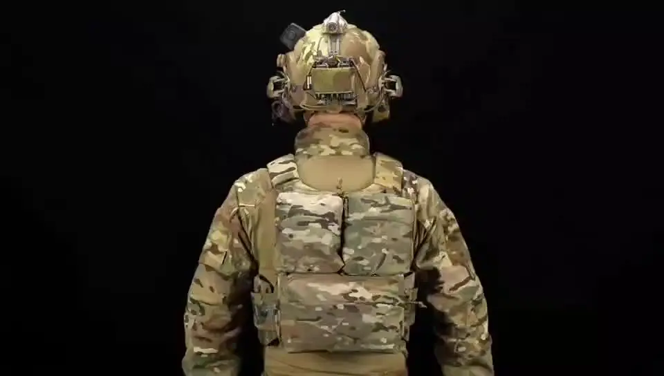 プレートキャリアバックパネル MOLLE ジッパーキット FERRO スタイル