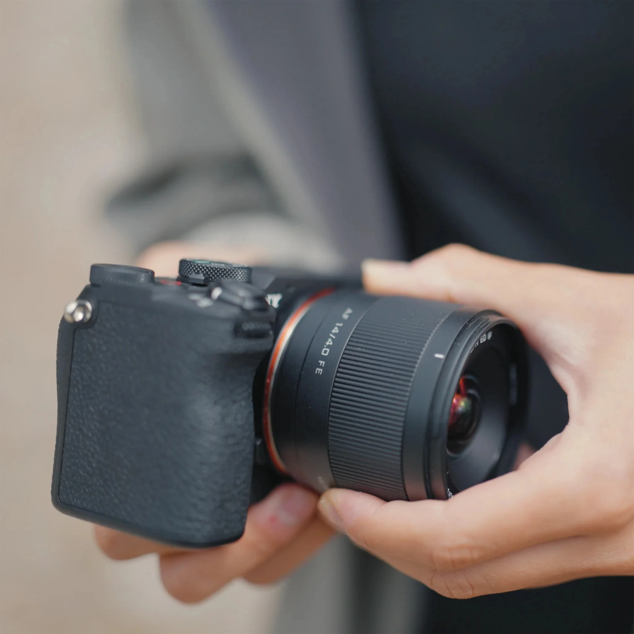 Viltrox AF 14mm F4.0 에어 풀프레임 고정 초점 프라임 광각 렌즈 a6400 a6500 a6600 ZV-E10 카메라용