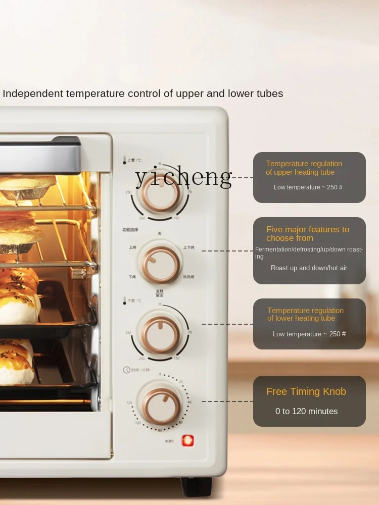 Tqh Oven 90 Liters Large Capacity Electric Oven Household Oven Open Hearth Two-in-One Private Room Baking Roasted Sweet Potatoes 4