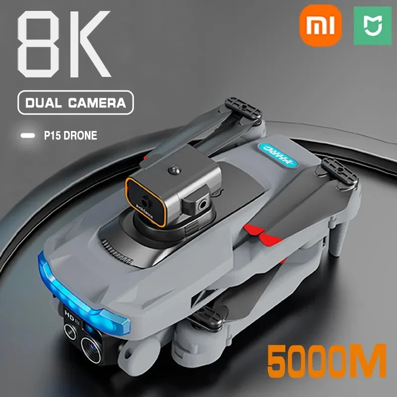 Xiaomi Mijia P15 Drone Gps 8K Hd Fotocamera Professionale Prevenzione Degli Ostacoli Fotografia Aerea Brushless Dighevole Quadc