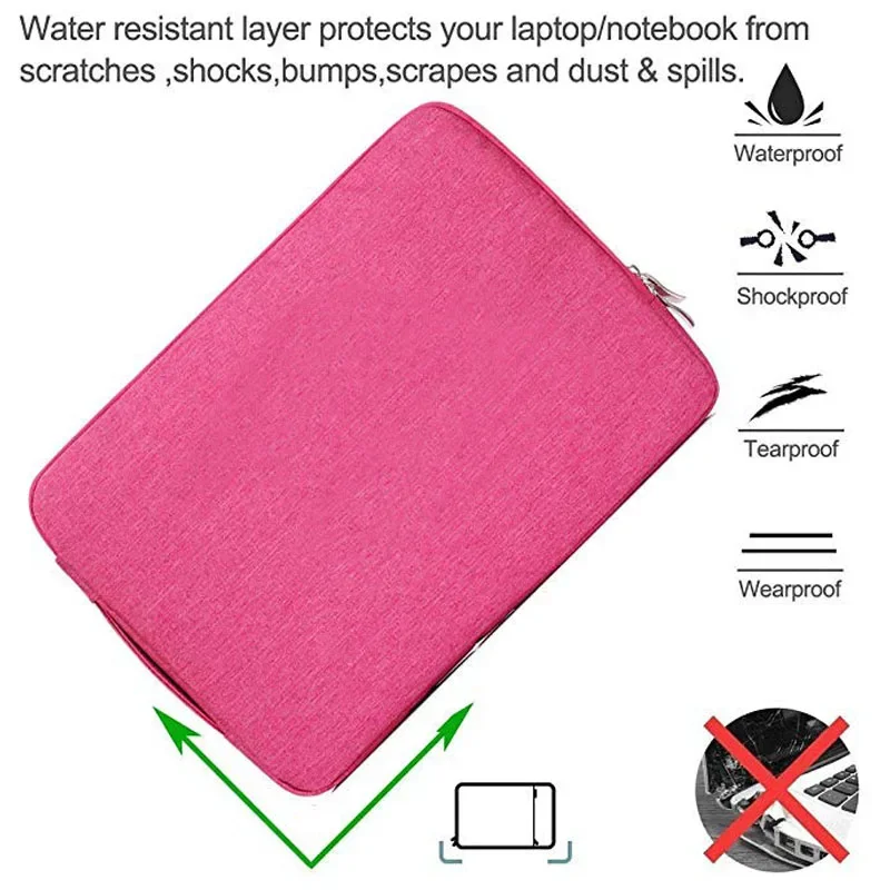 Shockproof Handbag Case for Samsung Galaxy Tab S9/S8/S7 Plus S7 FE 12.4Inch Sleeve Pouch Cover Tab A9 Plus S7/S8 11'' Tablet Bag for tablet case