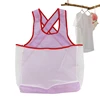 Sturdy Apron with Pockets Waterproof Laundry Smock Foldable Sleeveless Clothes Drying Apron for Kitchen Bathroom B03E 4