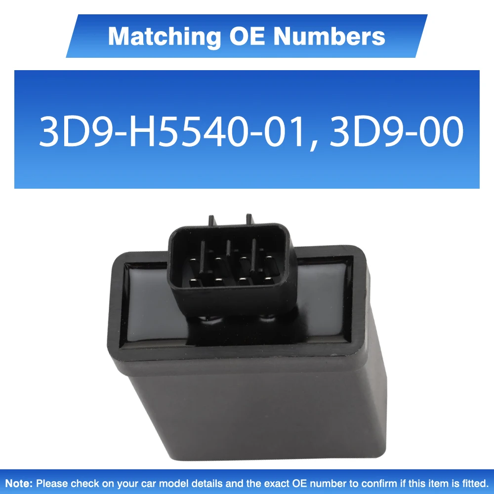 3D9-H5540-01 3D9-00 8핀 오토바이 CDI 점화 모듈 (야마하 XTR125 XTX125 XT125R YBR125 2005-2006 XT125X 2007 용)