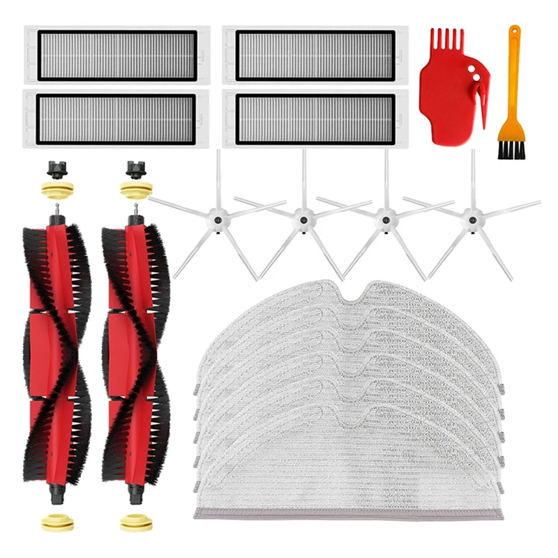 

Тряпки для мытья HEPA фильтр рулон основная боковая щетка для Xiaomi Roborock S50 S51 S5 чистые Запчасти для пылесоса аксессуары