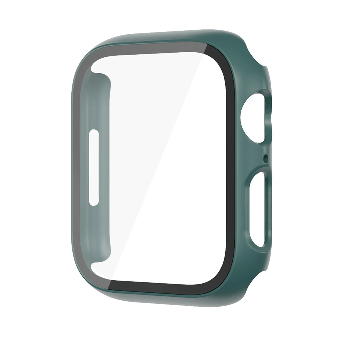 Frosted Matte Frame with Glass Screen Protector - Drop-Proof Case