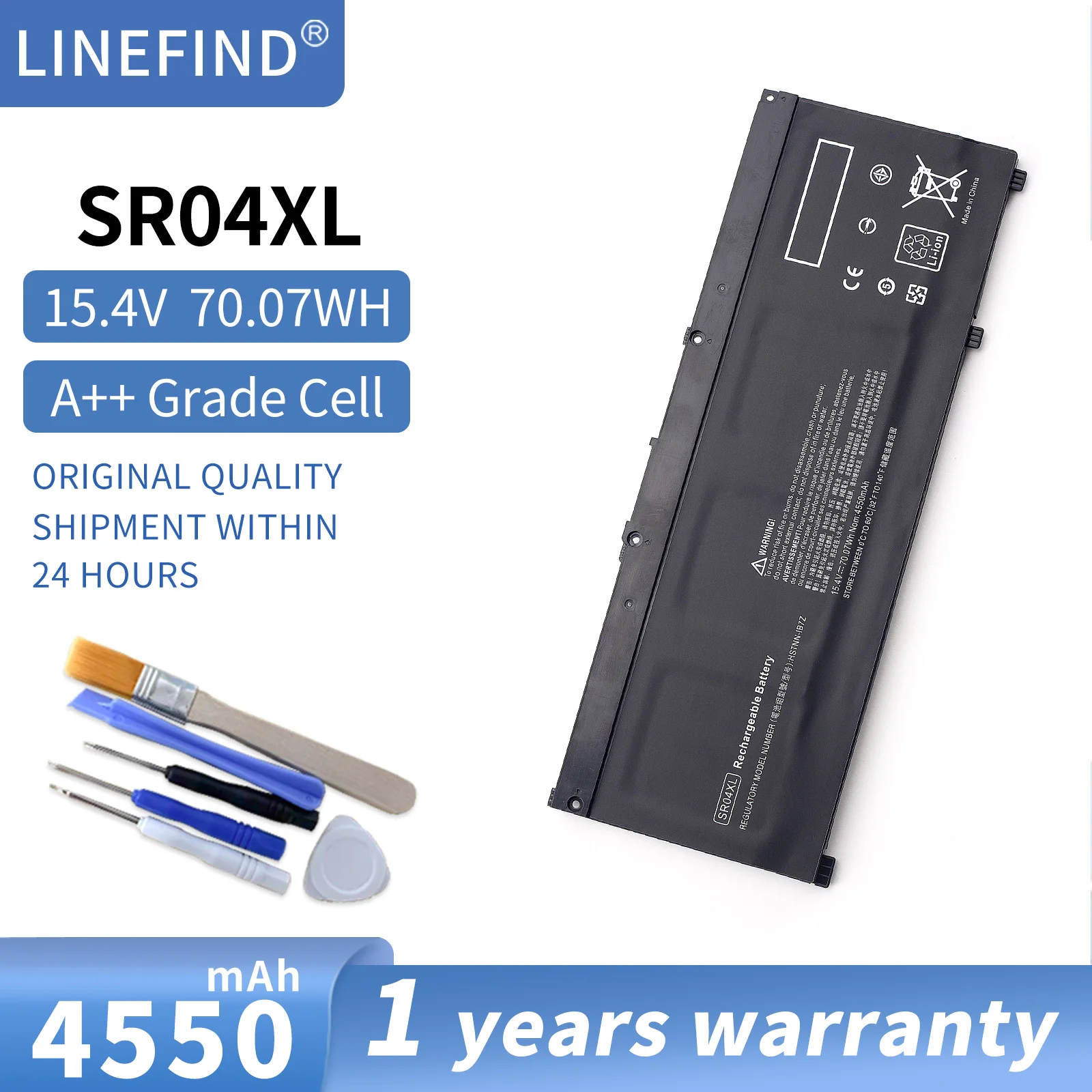 Аккумулятор для ноутбука SR04XL для HP OMEN 15-CE 15-CB 15-CE015DX 15-CB014ur