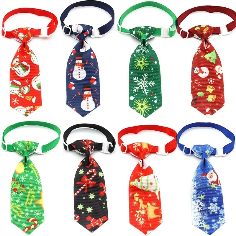 Pet Christmas Pet Bow Tie Pet Supplies Cat and Dog Bow Tie Pet Accessories Bow Tie Collar for Dogs Dog Accessories for Small Dog kawaii pet dog cat necklace adjustable strap for cat collar dogs accessories pet dog bow tie puppy bow ties dog pet supplies