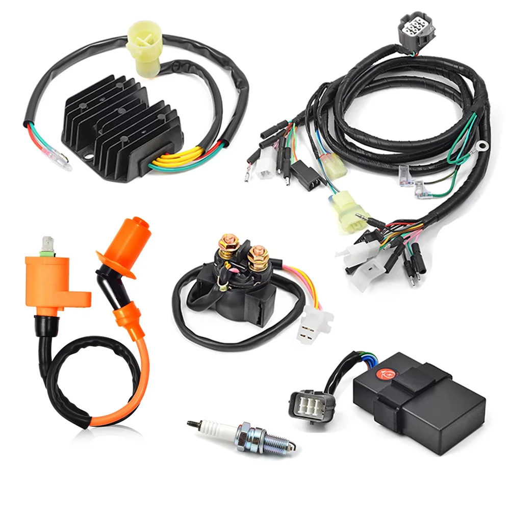 WiringWireHarnessCDIIgnitionCoilPackRegulatorRelayRebuildKit