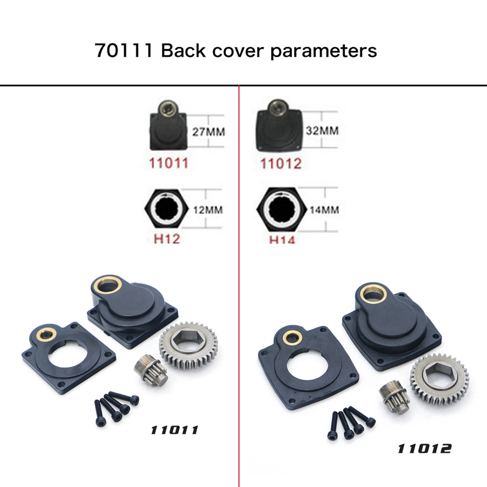 Wandisy Écrou Hexagonal Roulement À Sens Unique 12mm/14mm – Pièce RC Pour Vertex VX SH 16-21 – Moteur Nitro